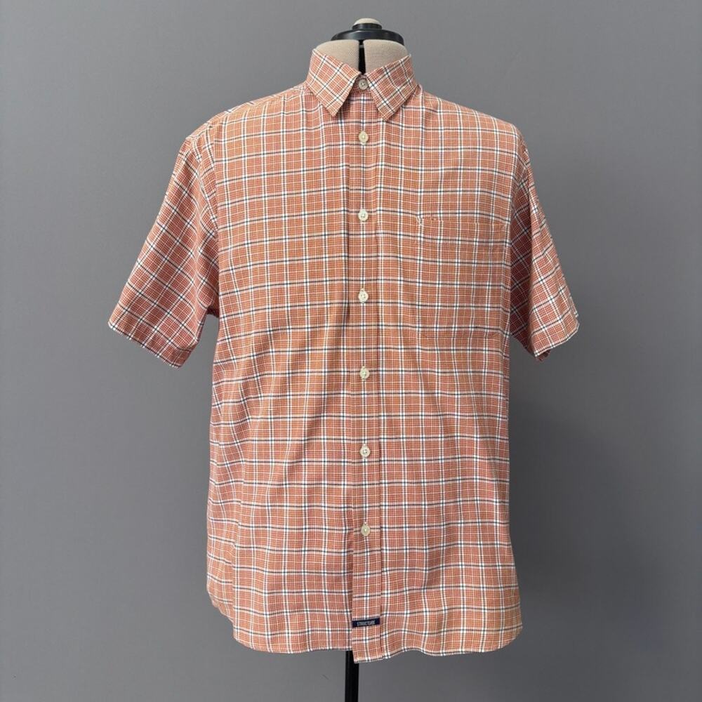 Mens Short Sleeve Button Front Shirt